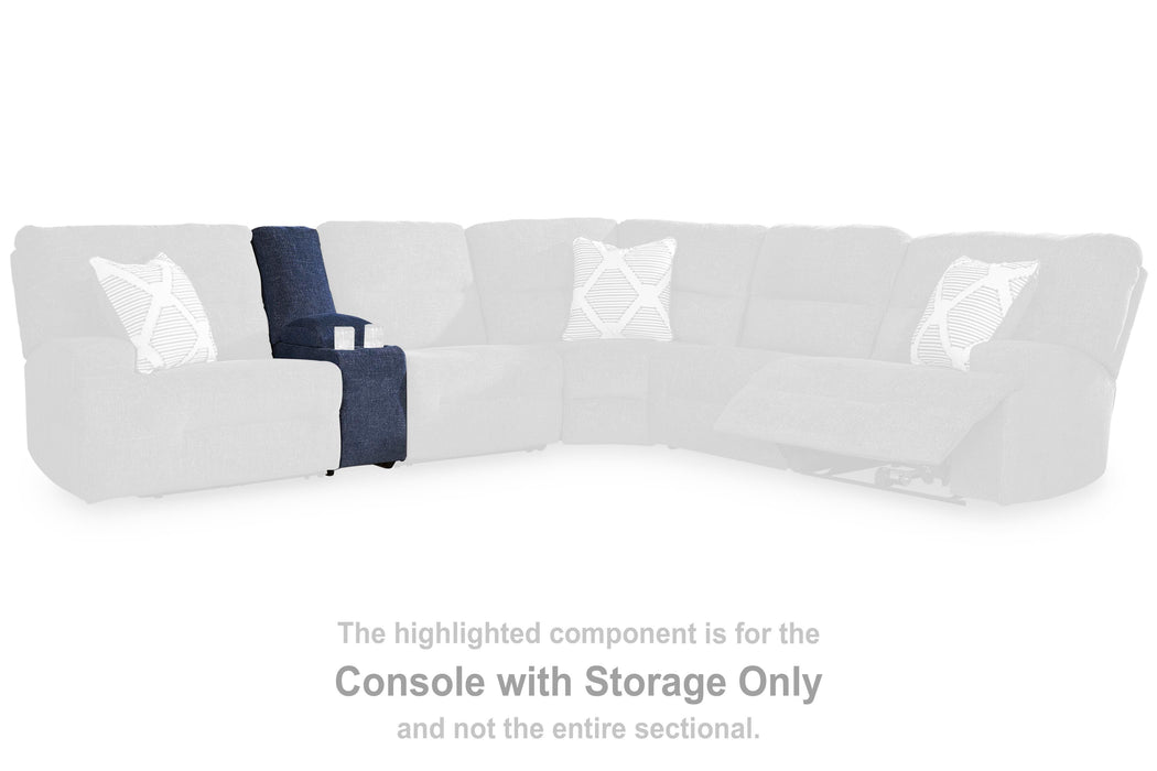 Acklen Place Power Reclining Sectional with Storage Console