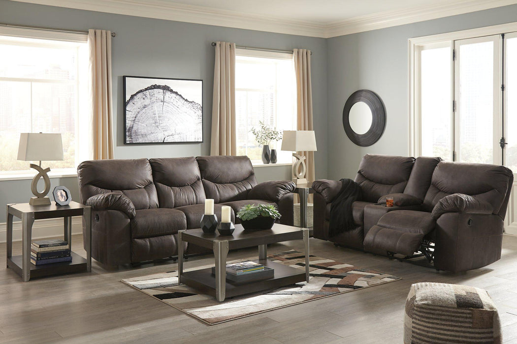 Boxberg Reclining Loveseat with Console