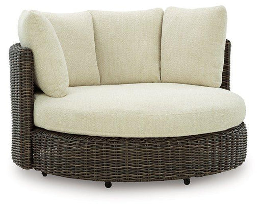 Kimora Outdoor Swivel Lounge Chair with Cushion image