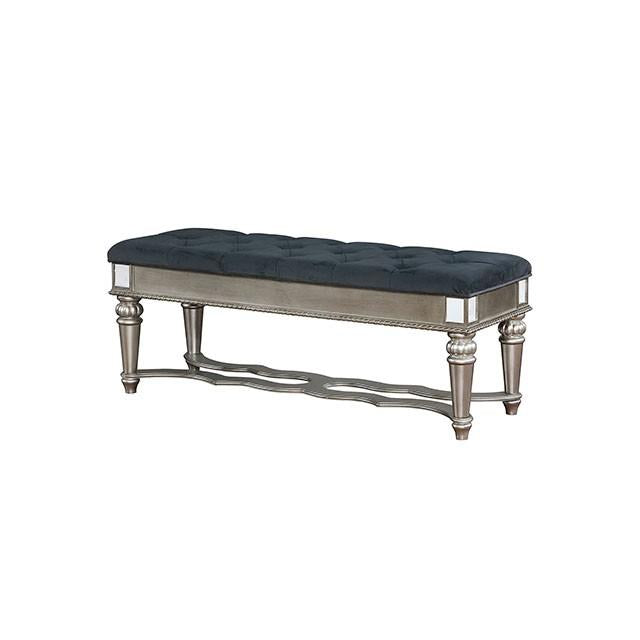 Azha Silver/Gray Bench