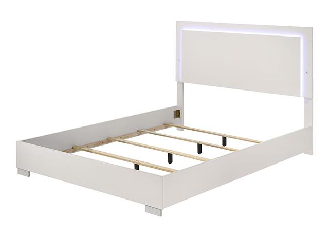 Sinistra Bed Beige, Black, White