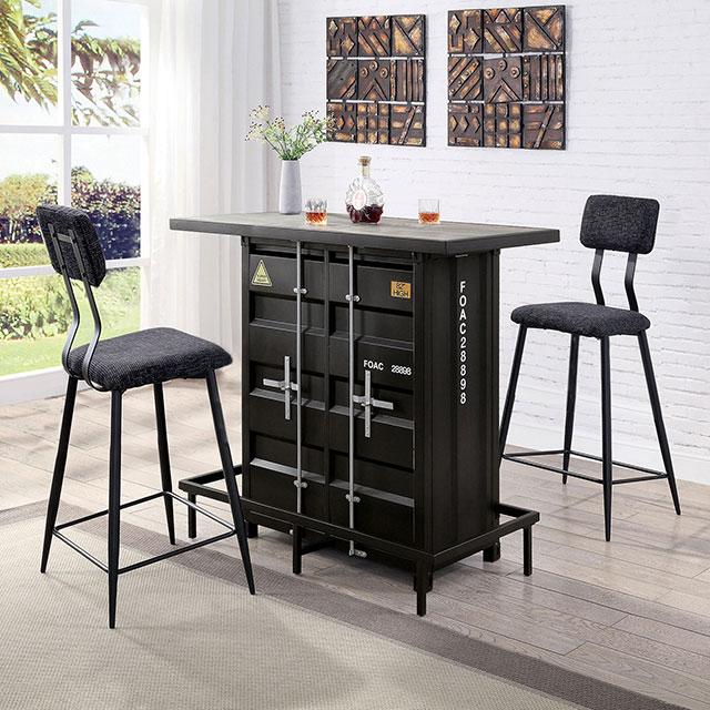 Dicarda 3 Pc Bar Table Set