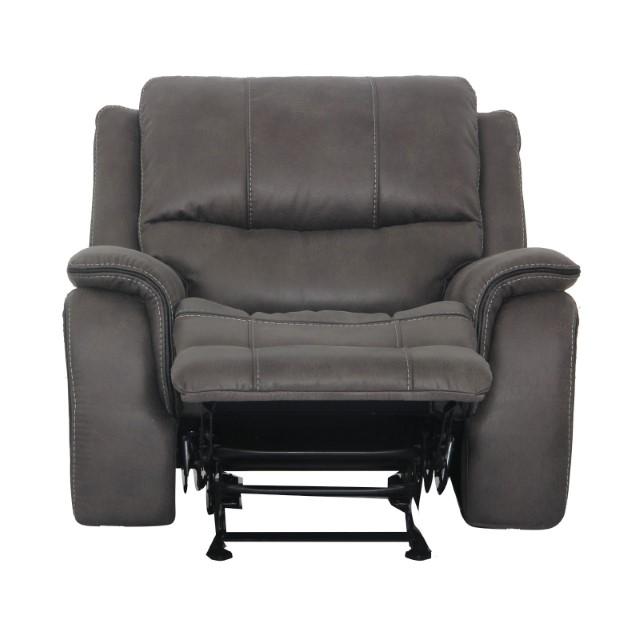 HENRICUS Glider Recliner, Dark Gray