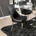 Izzy Silver/Black Side Chair, Black (2/CTN) image